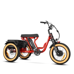 right front of Soletri M-366x etrike in red